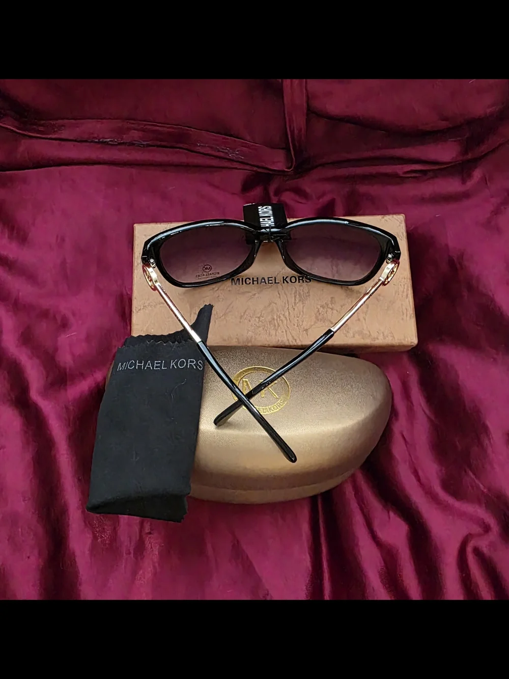 NEW- Michael Kors Women's Black Gradient Lens Sunglasses